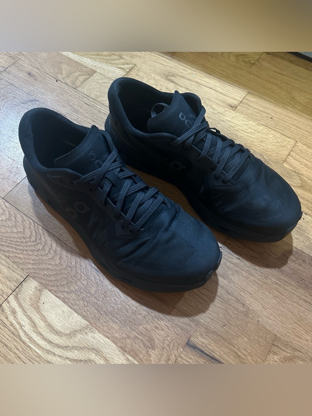 On Cloudzone Black Eclipse Men's Low Top Lace-Up Mesh Athletic Sneakers 11.5